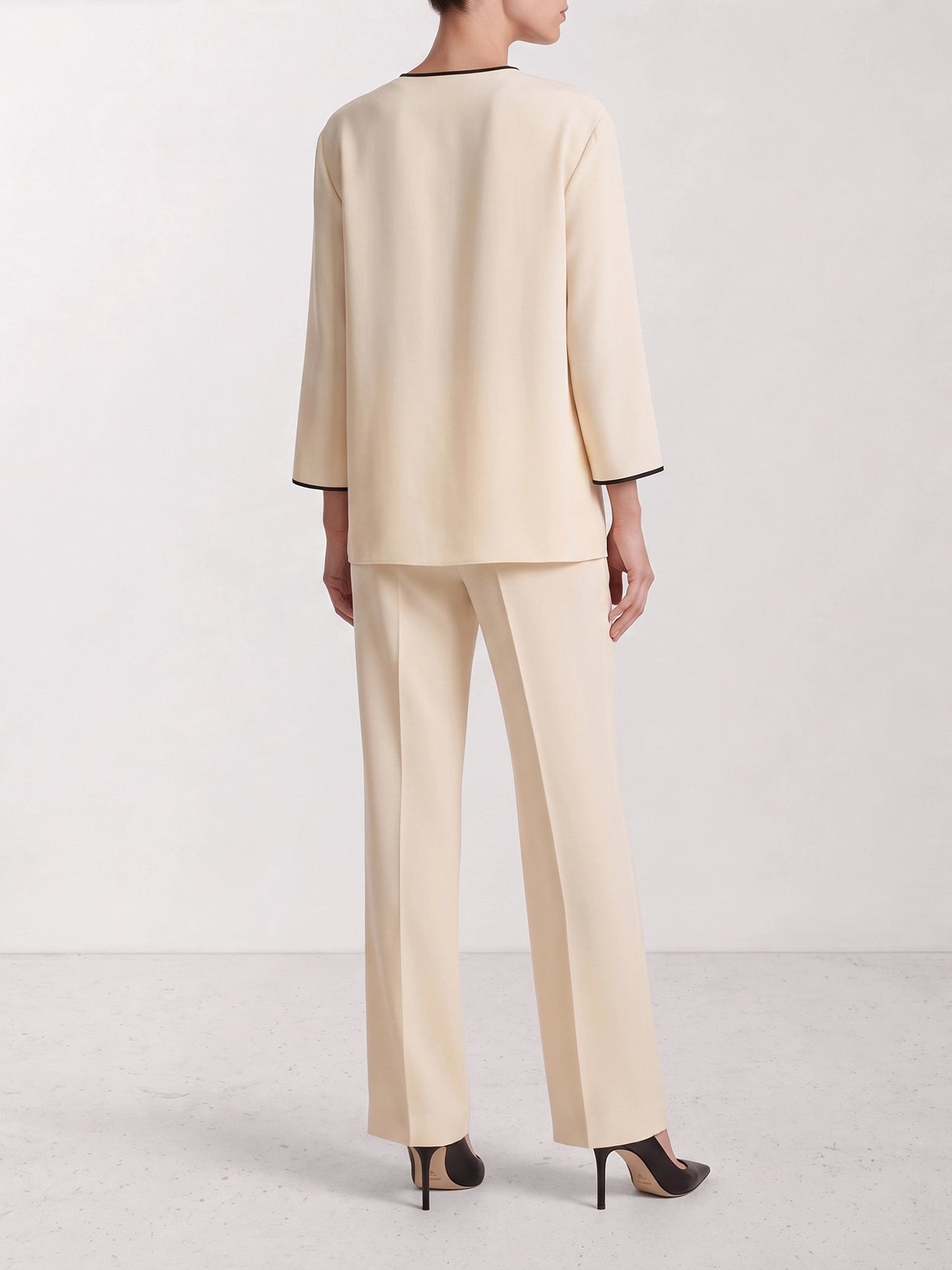 Bluse Solid colour  Bianco - Valentino Donna | PDP | VIETTI Online Store | thumbnail_3