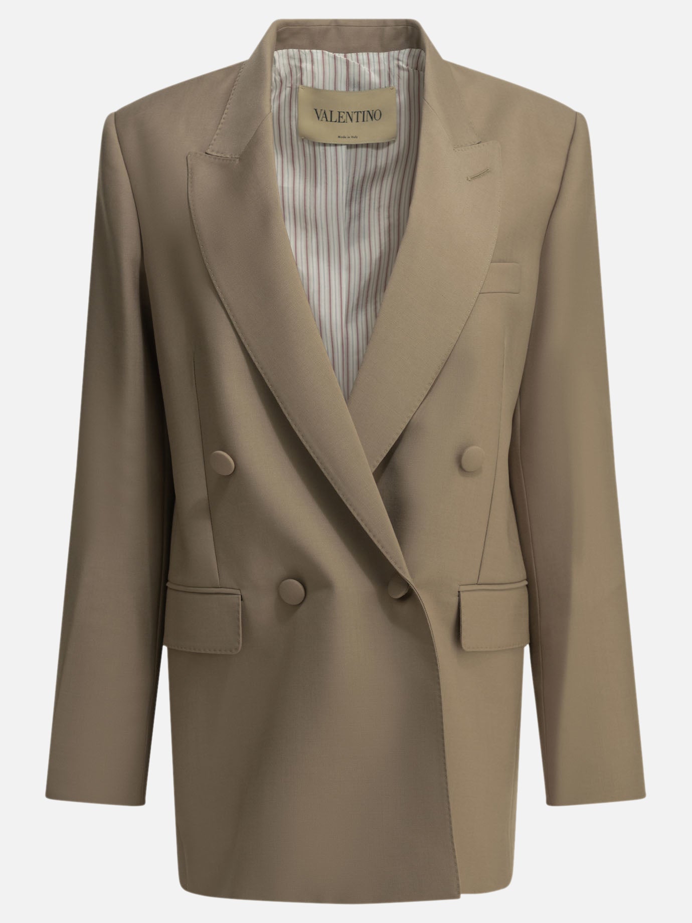 Blazers Solid colour  Beige - Valentino Women | PDP | VIETTI Online Store | thumbnail