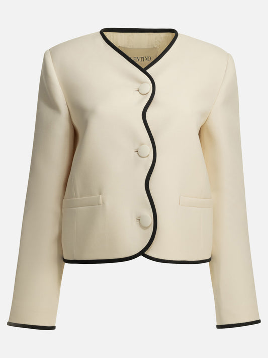 Blazers Solid colour  White - Valentino Women | PLP | VIETTI Online Store 
