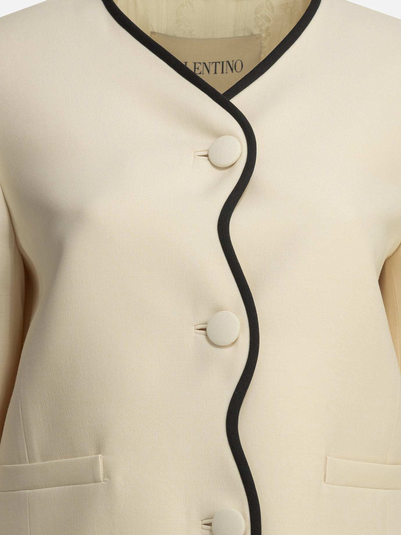 Blazers Solid colour  White - Valentino Women | PDP | VIETTI Online Store | thumbnail_3
