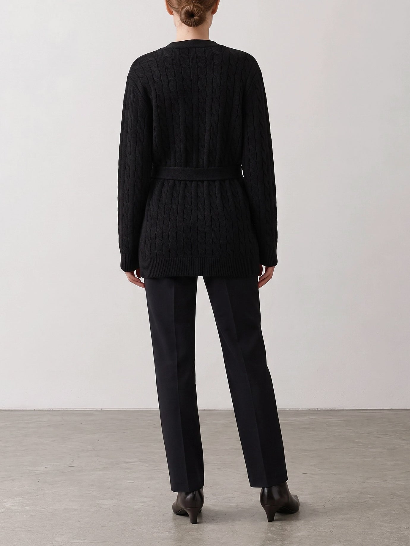 Cardigans Textured knit  Black - Valentino Women | PDP | VIETTI Online Store | Zoom-Modal_3
