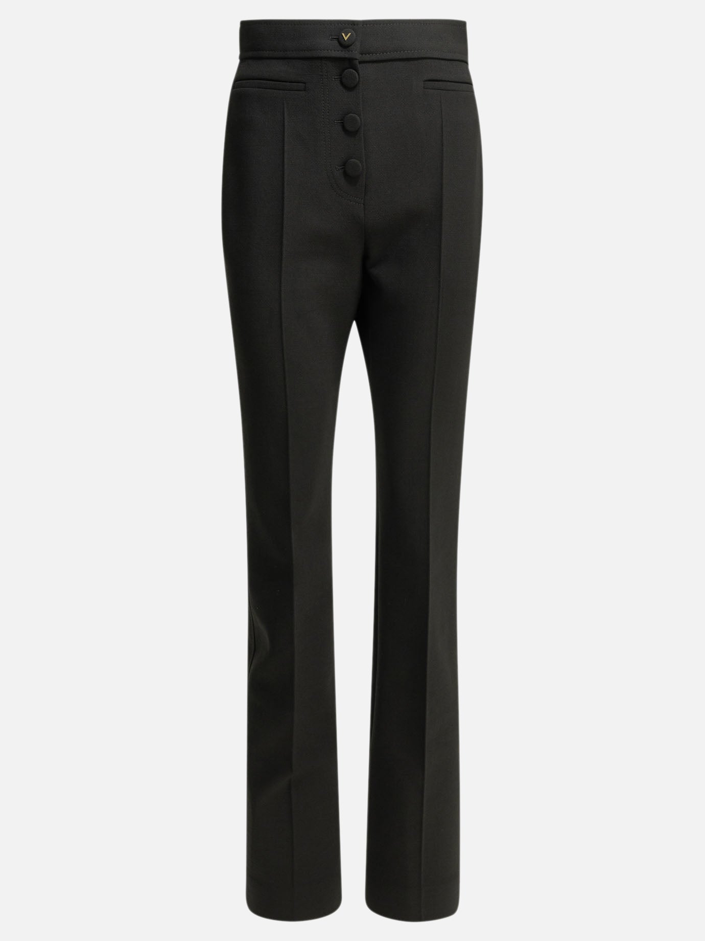 Tailored trousers Solid colour  Black - Valentino Women | PDP | VIETTI Online Store | Zoom-Modal
