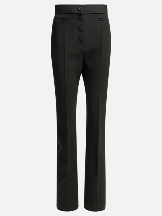 Tailored trousers Solid colour  Black - Valentino Women | PDP | VIETTI Online Store 
