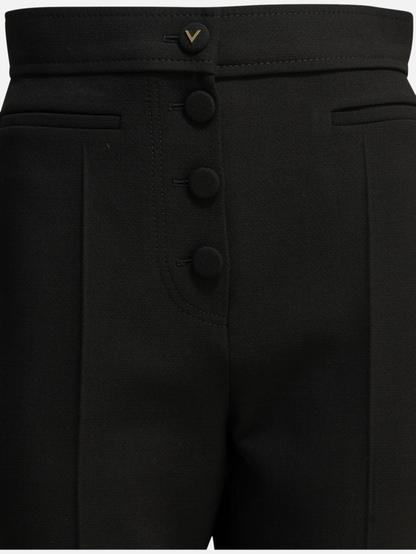Tailored trousers Solid colour  Black - Valentino Women | PDP | VIETTI Online Store | Zoom-Modal_5
