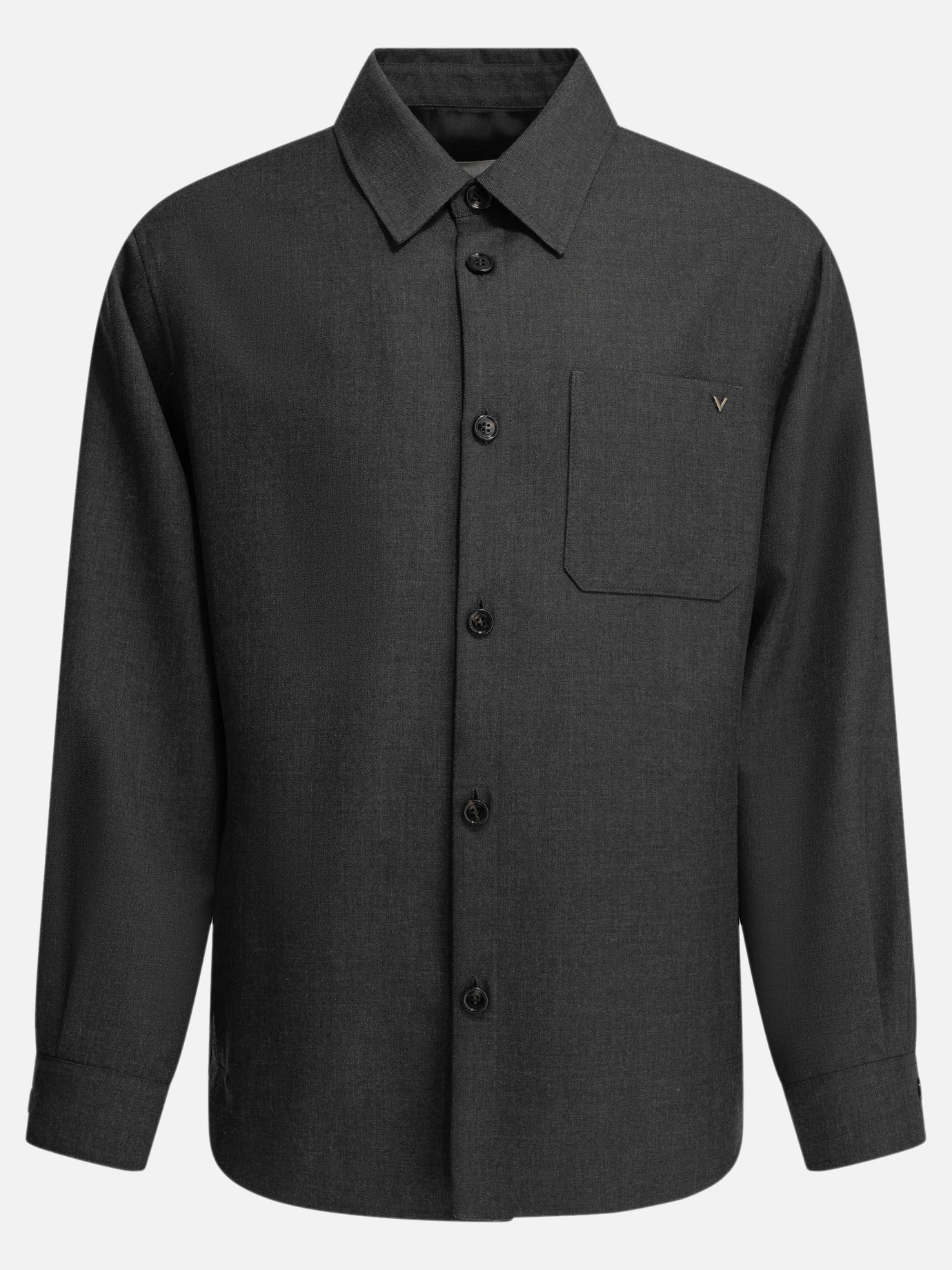 Overshirt jackets Logo  Grey - Valentino Men | PDP | VIETTI Online Store | Zoom-Modal
