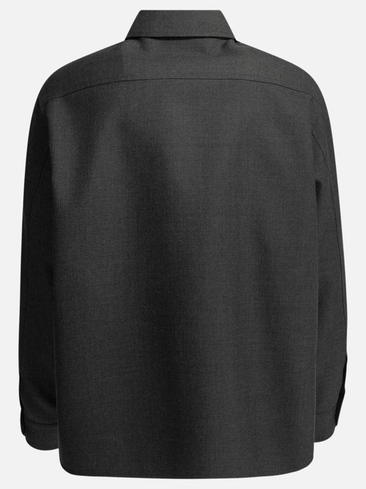 Overshirt jackets Logo  Grey - Valentino Men | PDP | VIETTI Online Store | 2
