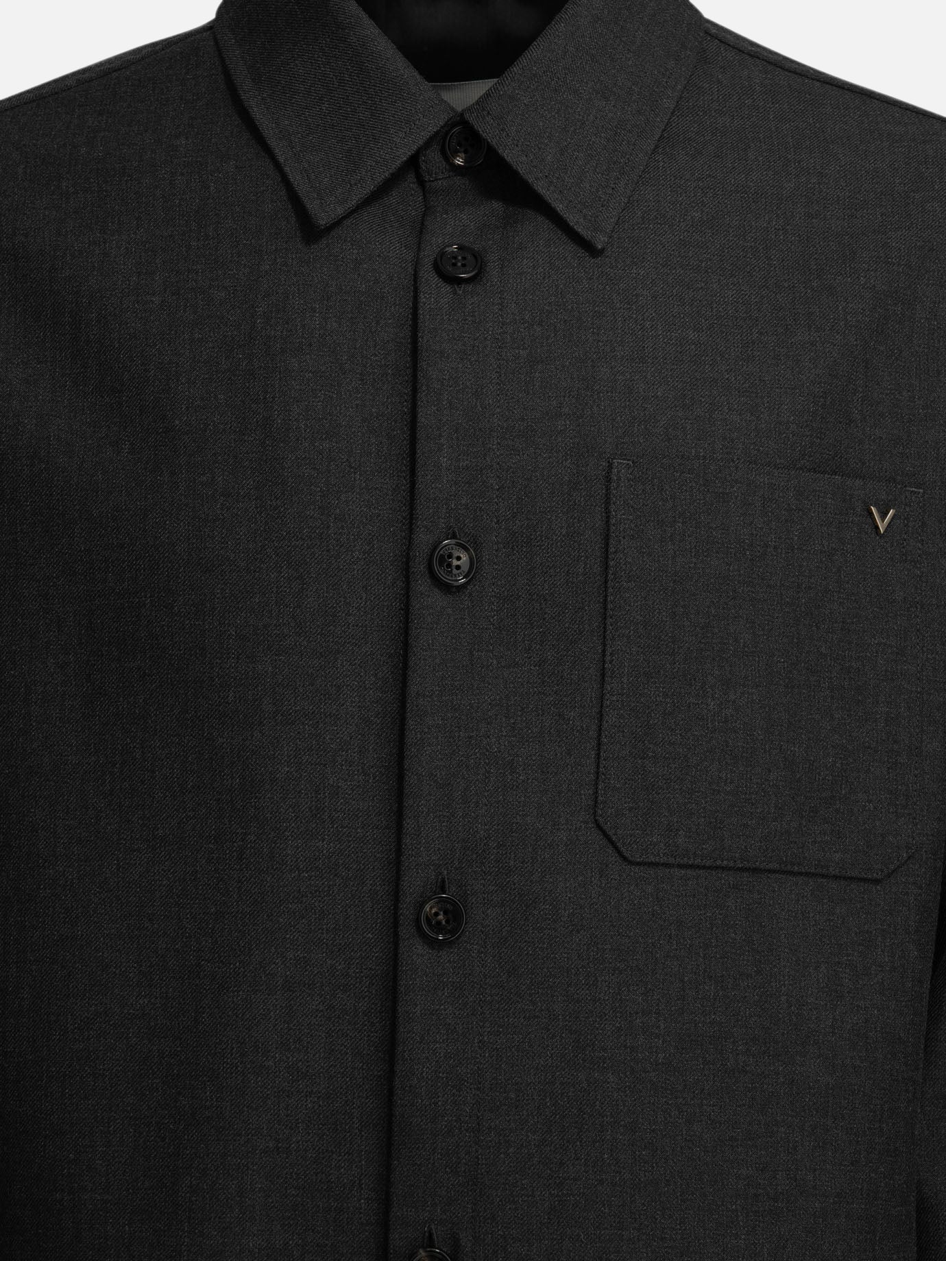 Overshirt jackets Logo  Grey - Valentino Men | PDP | VIETTI Online Store | thumbnail_5