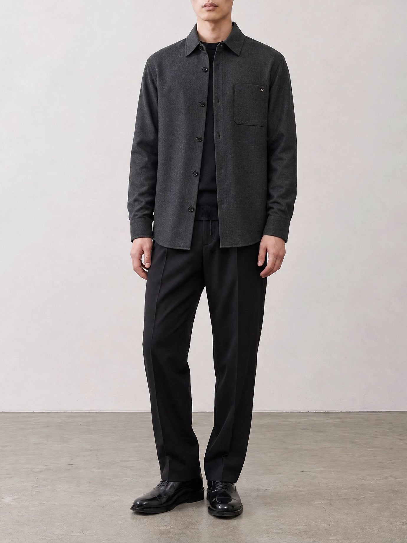 Overshirt jackets Logo  Grey - Valentino Men | PDP | VIETTI Online Store | Zoom-Modal_2
