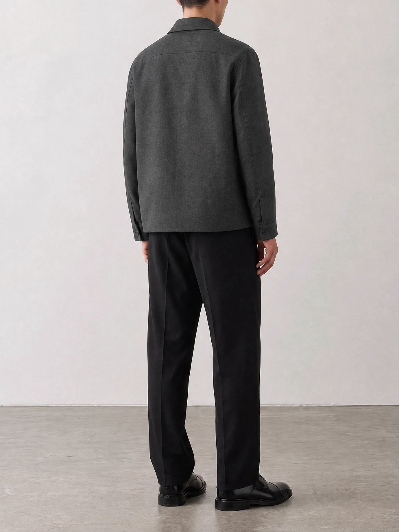 Overshirt jackets Logo  Grey - Valentino Men | PDP | VIETTI Online Store | thumbnail_3