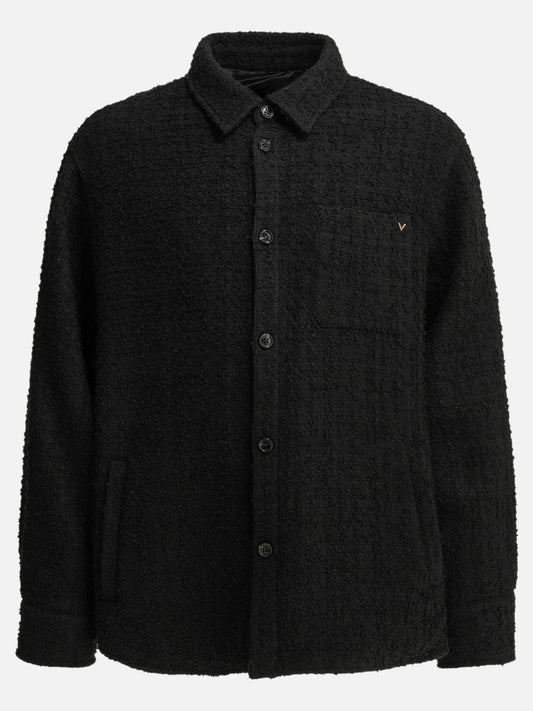 Overshirt jackets Logo  Black - Valentino Men | PDP | VIETTI Online Store 
