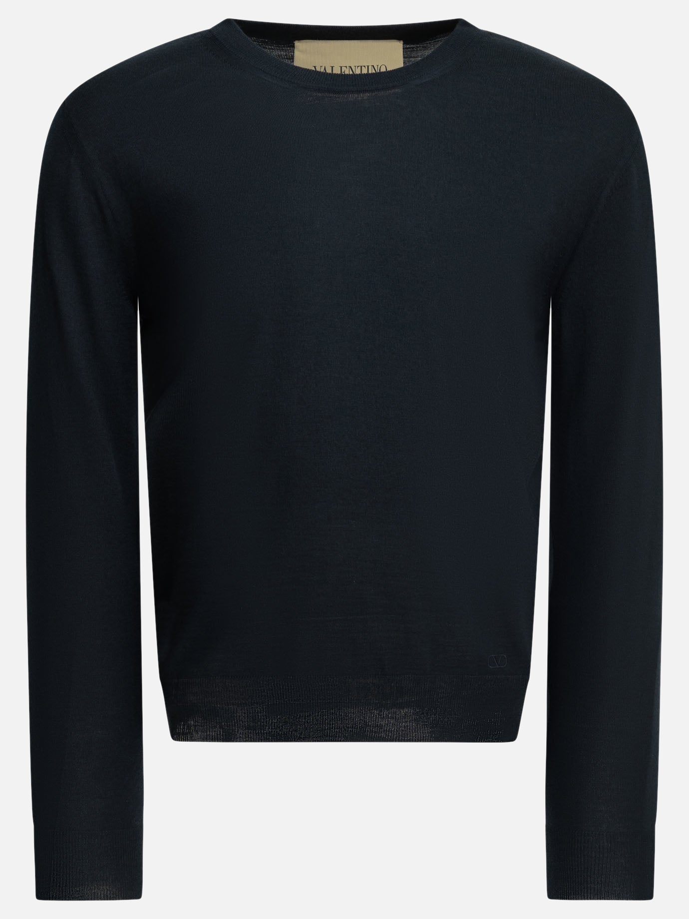 Crewneck sweaters Logo  Blue - Valentino Men | PDP | VIETTI Online Store | Zoom-Modal
