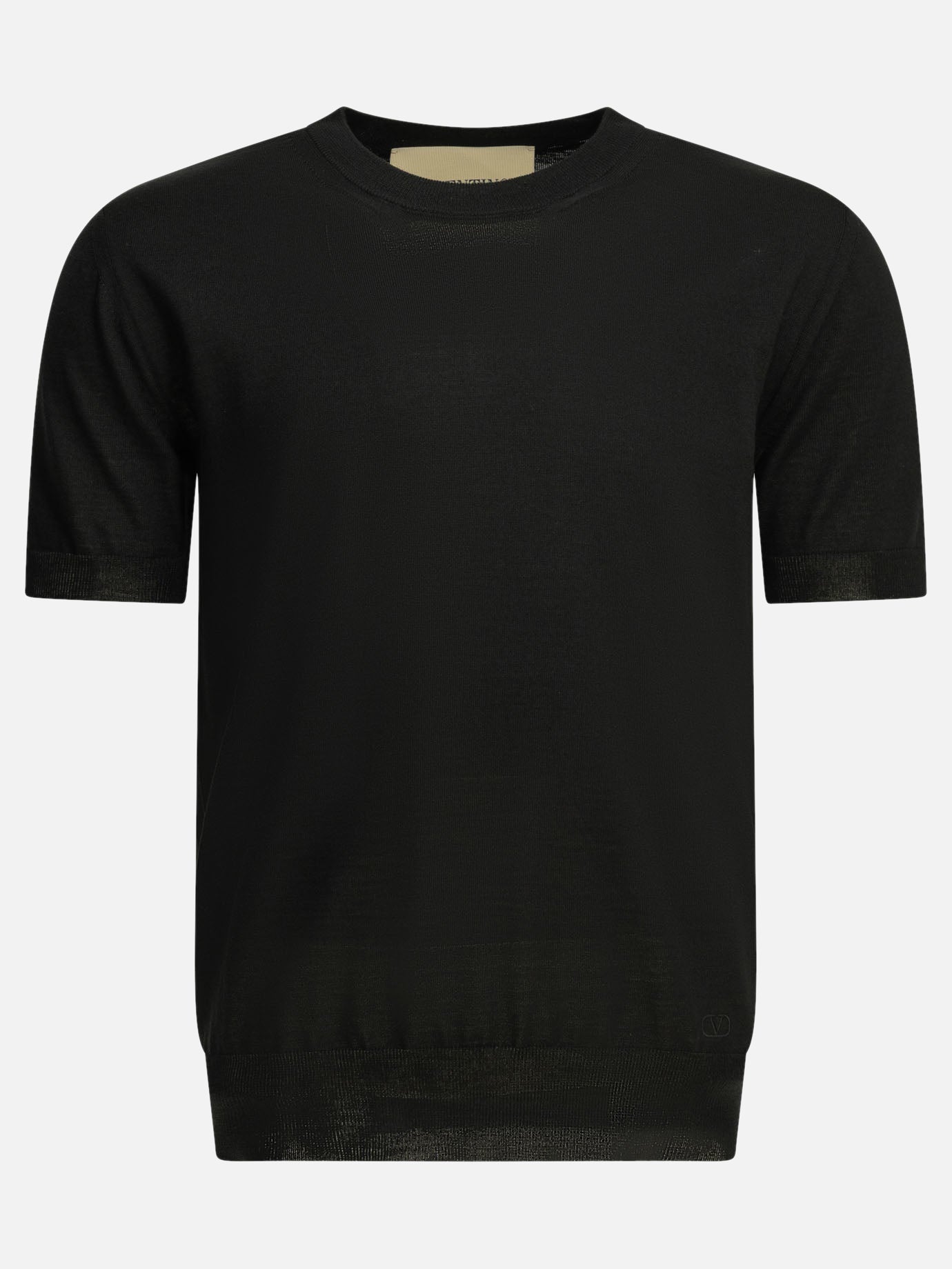 Round neck sweaters Logo  Black - Valentino Men | PDP | VIETTI Online Store | thumbnail