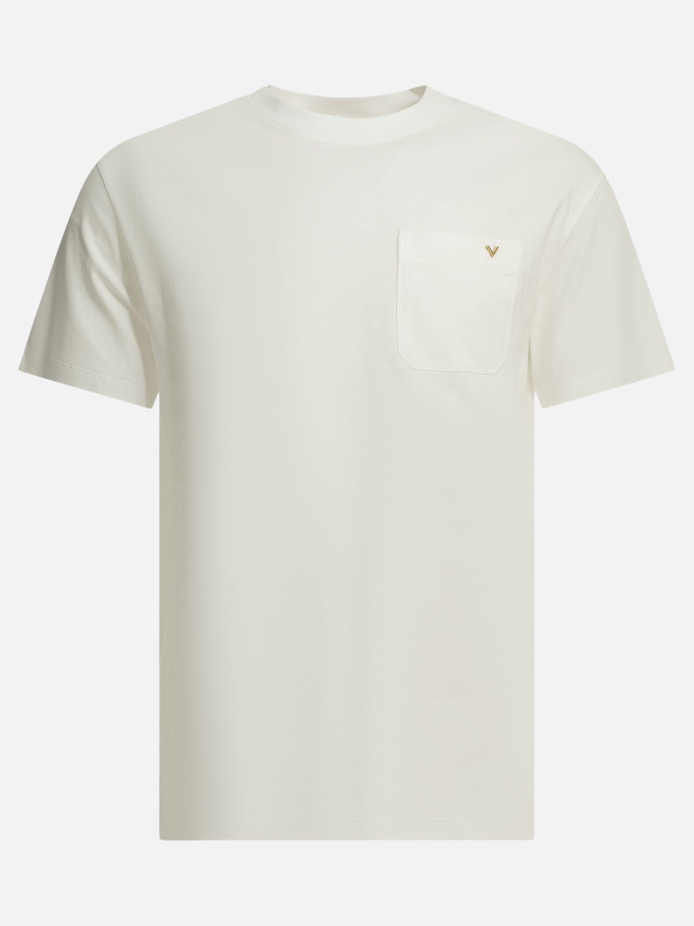 Crewneck t-shirts Logo  White - Valentino Men | PDP | VIETTI Online Store | thumbnail