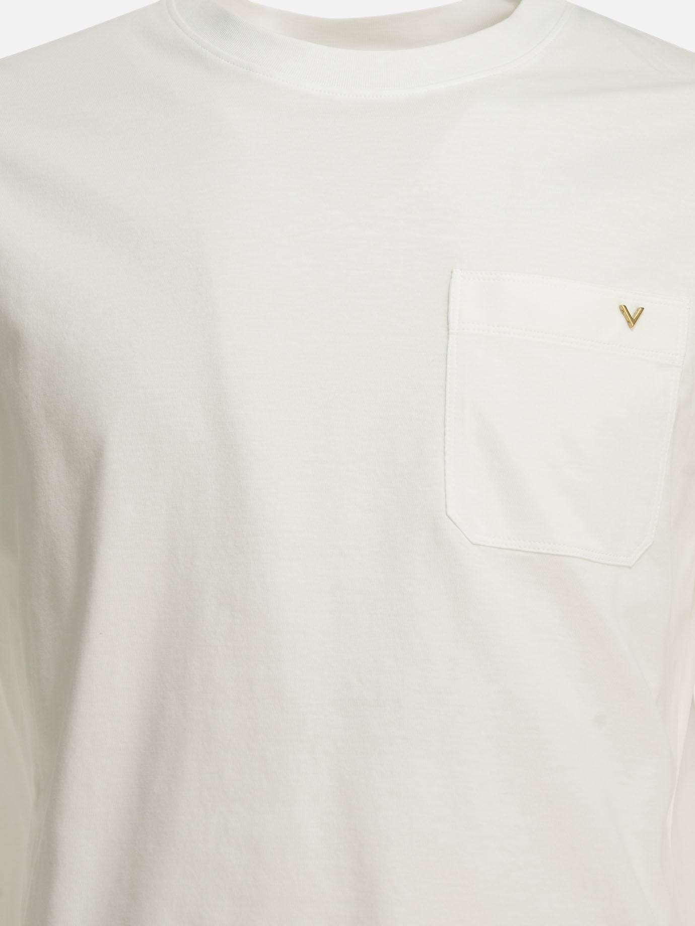 Crewneck t-shirts Logo  White - Valentino Men | PDP | VIETTI Online Store | Zoom-Modal_3
