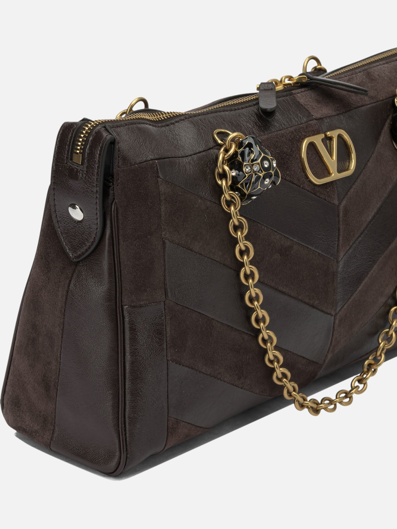 Medium bags 100% cow leather  Brown - Valentino Garavani Women | PDP | VIETTI Online Store | Zoom-Modal_4
