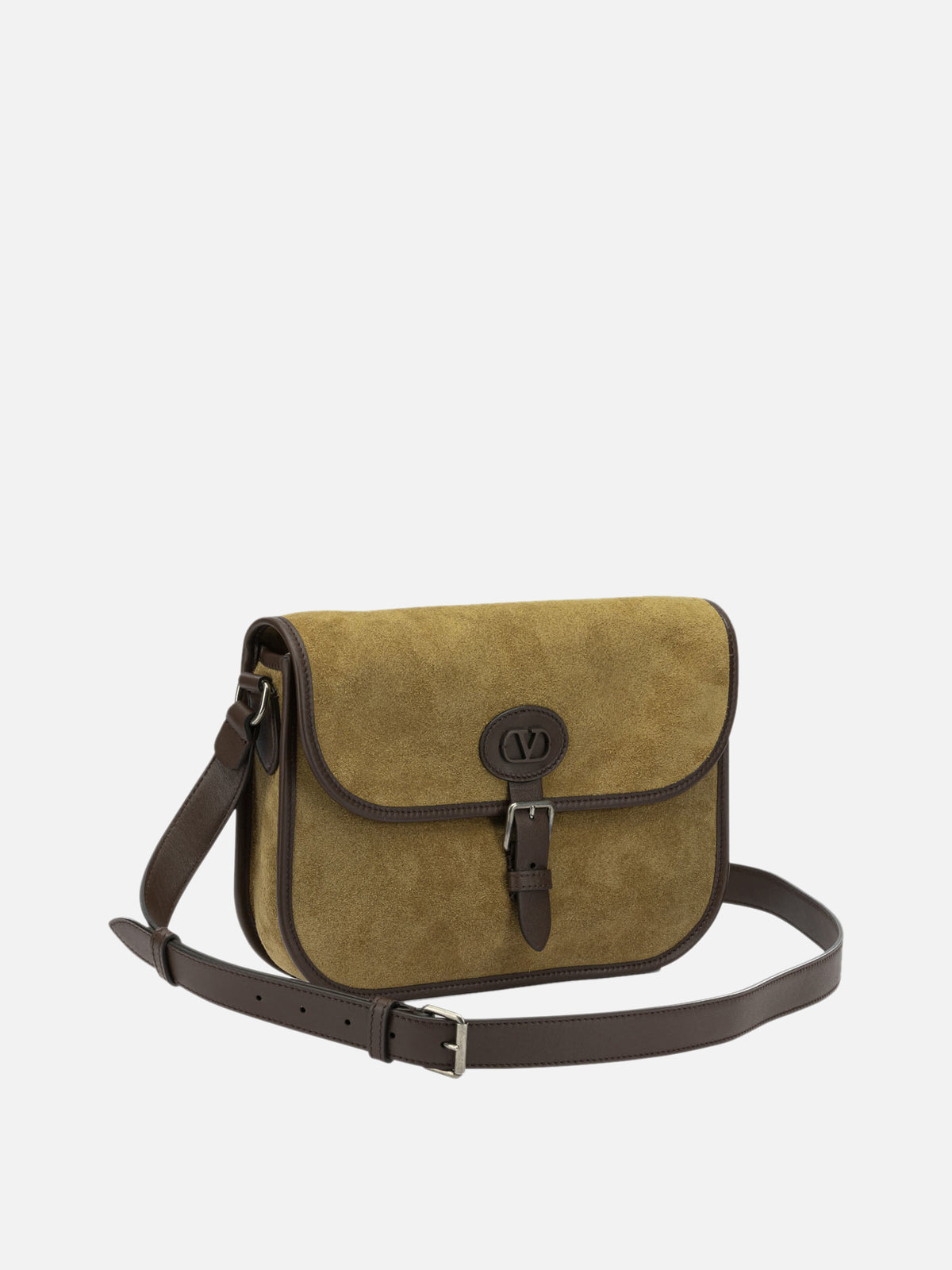Valentino Garavani "Antibes" Small Shoulder Bag Beige

