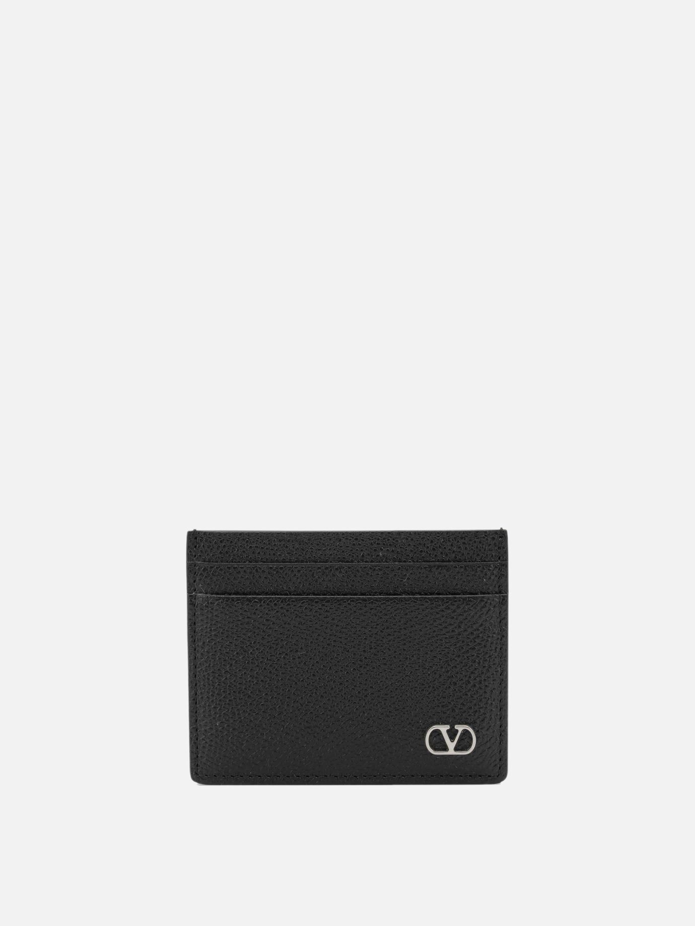 Card holders 100% lamb leather  Black - Valentino Garavani Men | PDP | VIETTI Online Store | Zoom-Modal
