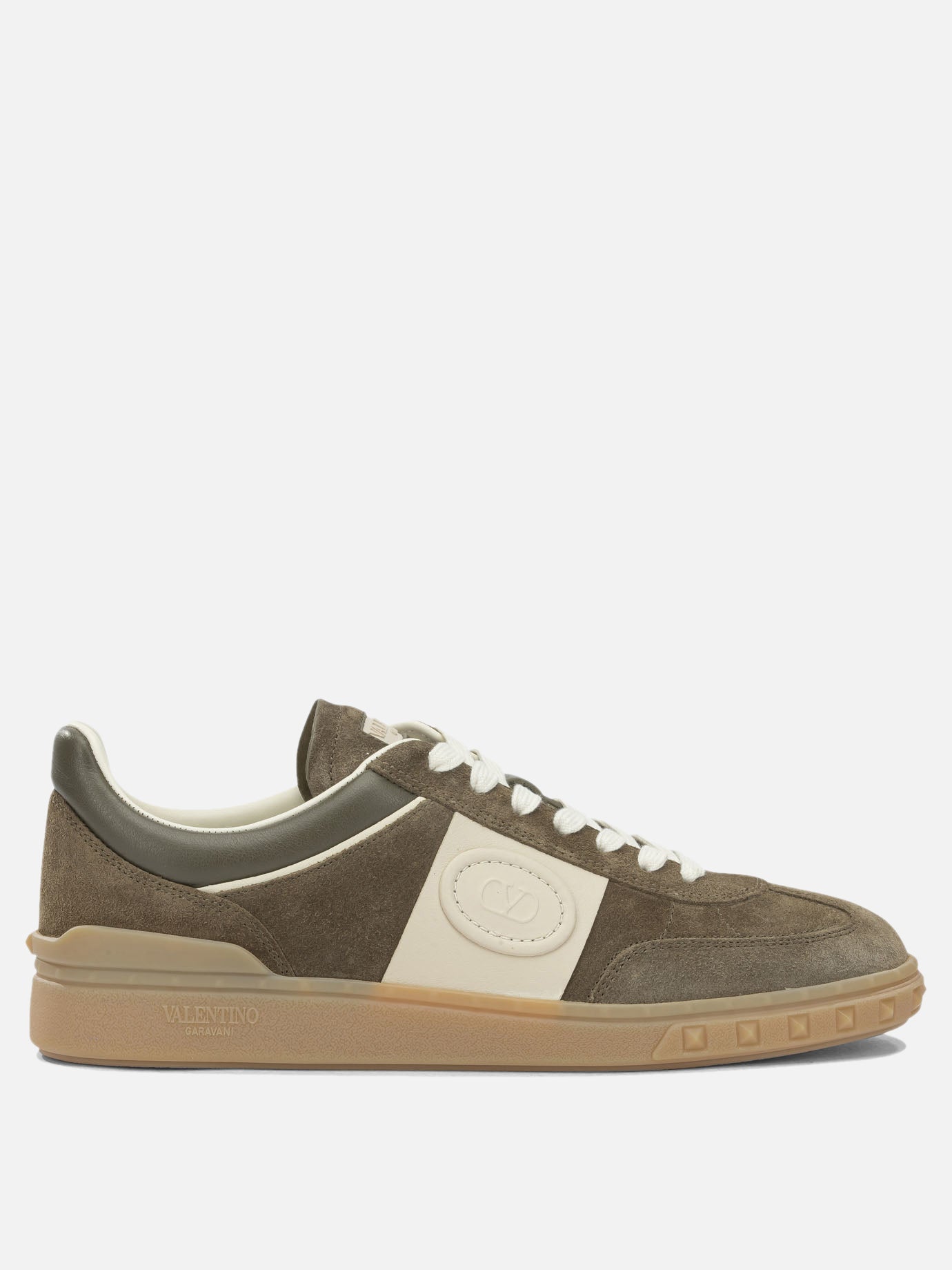 Low top sneakers 100% calf leather - 100% rubber  Green - Valentino Garavani Men | PDP | VIETTI Online Store | Zoom-Modal
