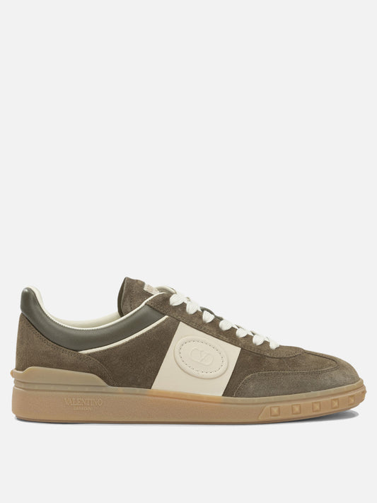 Low top sneakers 100% calf leather - 100% rubber  Green - Valentino Garavani Men | PDP | VIETTI Online Store 
