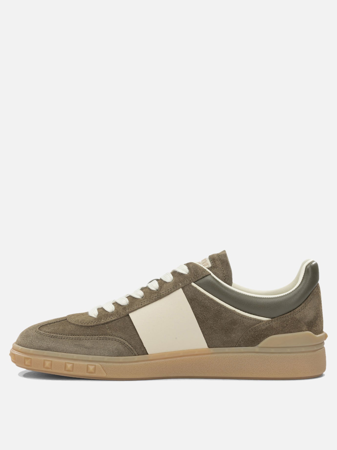 Low top sneakers 100% calf leather - 100% rubber  Green - Valentino Garavani Men | PDP | VIETTI Online Store | thumbnail_3