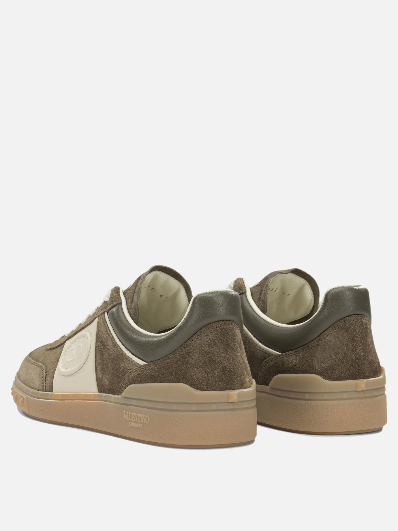Low top sneakers 100% calf leather - 100% rubber  Green - Valentino Garavani Men | PDP | VIETTI Online Store | thumbnail_4