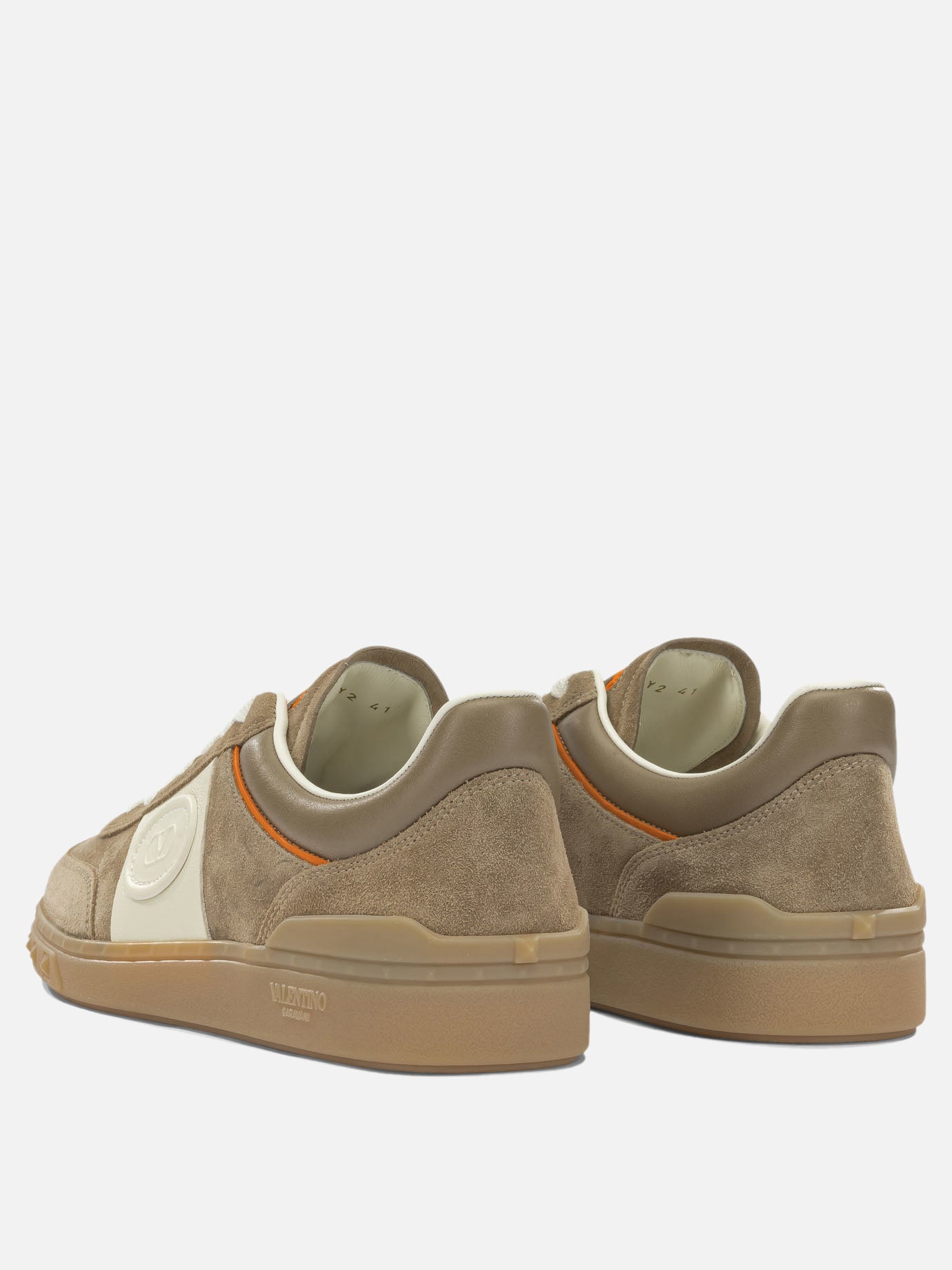 Low top sneakers 100% calf leather - 100% rubber  Beige - Valentino Garavani Men | PDP | VIETTI Online Store | thumbnail_4