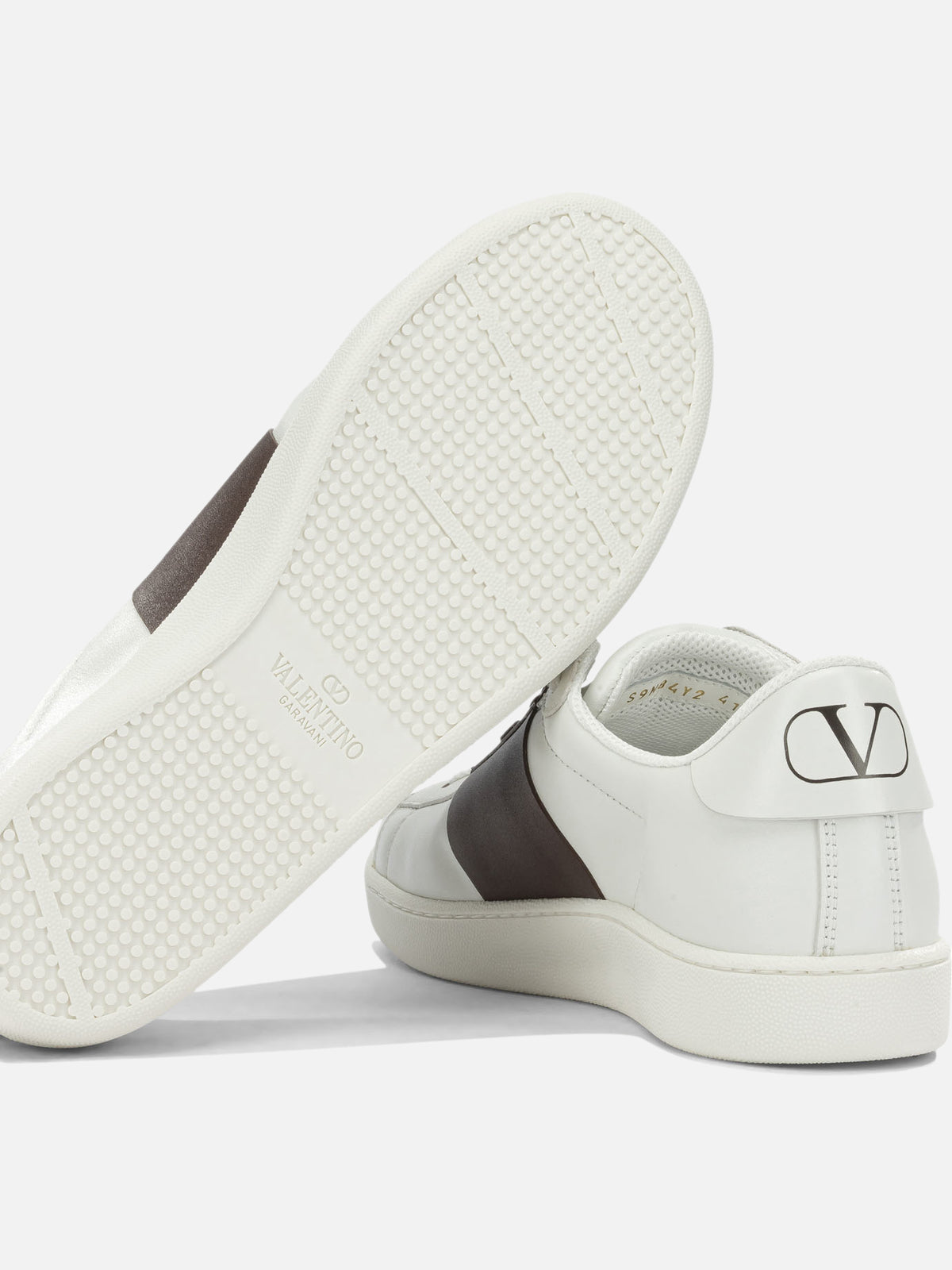Valentino Garavani "Open" Low-Top Sneakers Brown

