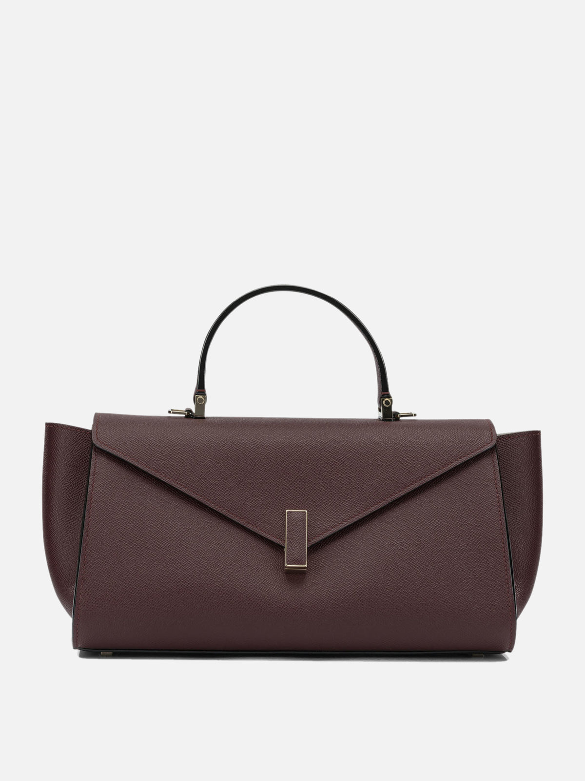 Valextra "Iside Editor" Medium Handbag Bordeaux