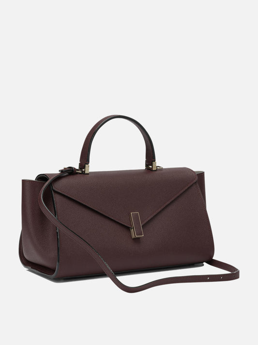 Valextra "Iside Editor" Medium Handbag Bordeaux

