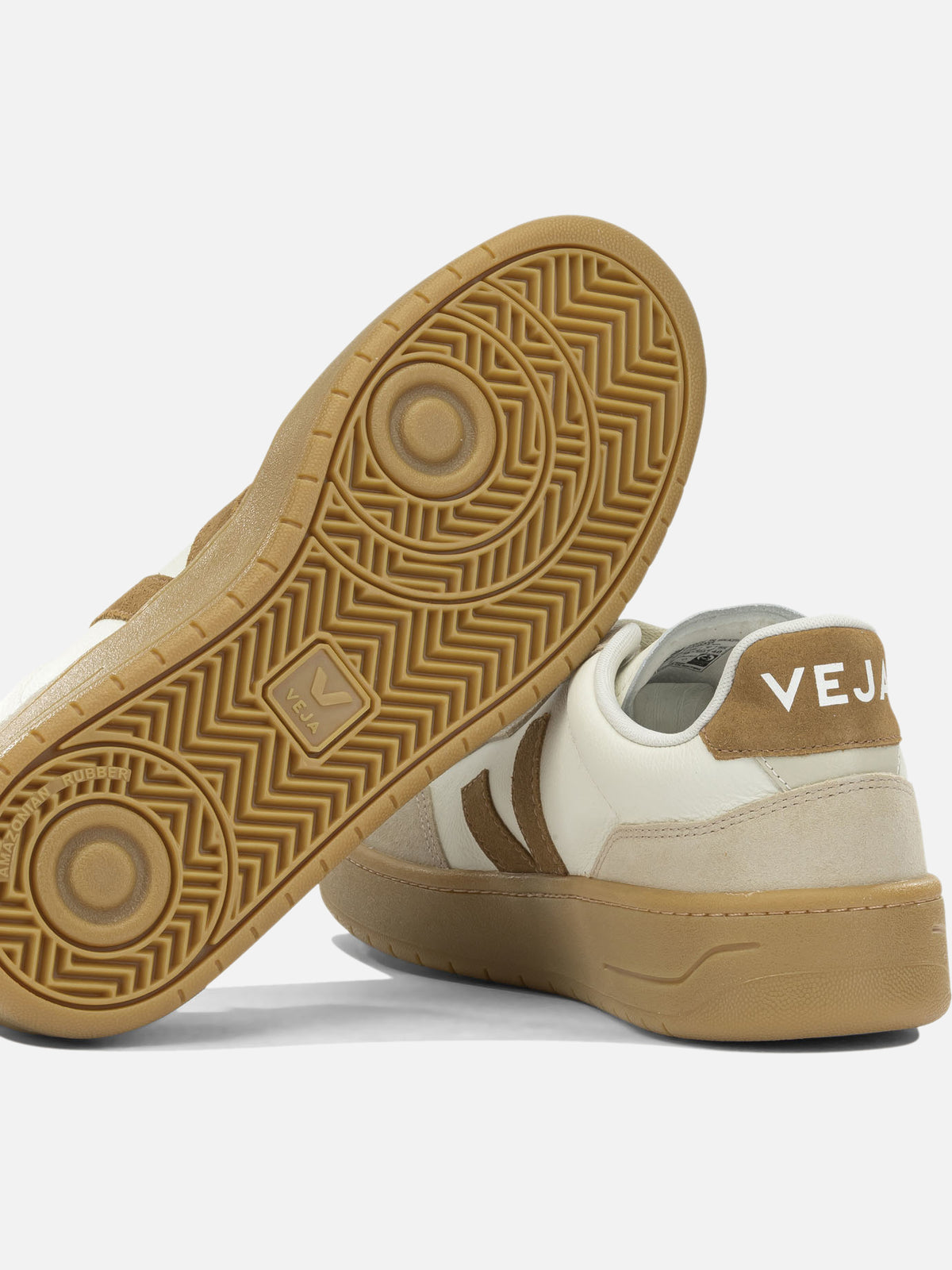 Veja "V-90" Low-Top Sneakers Beige - VIETTI