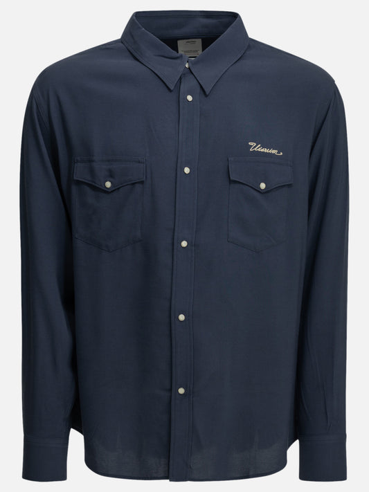 Visvim "Meridian" Casual Shirt Blue


