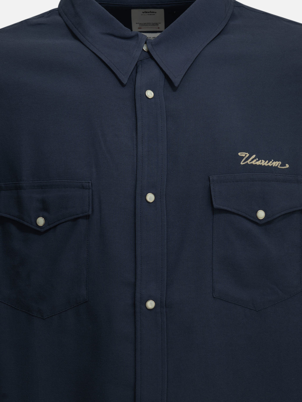 Visvim "Meridian" Casual Shirt Blue - VIETTI