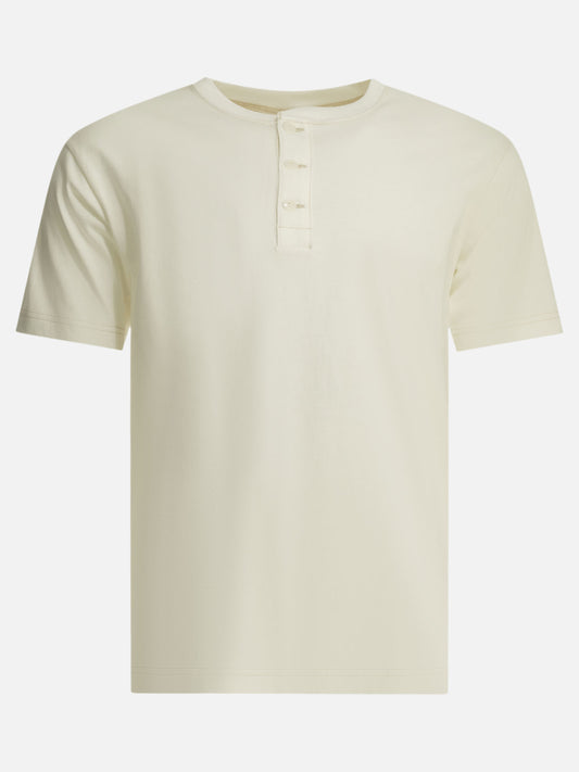 Henley t-shirts Solid colour  White - Whitesville Men | PDP | VIETTI Online Store 
