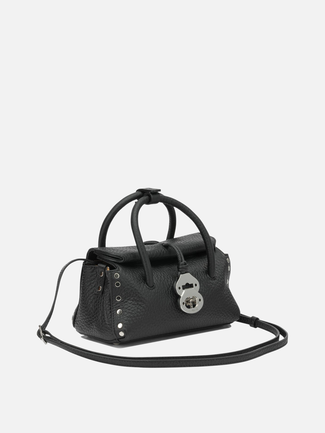 Small bags 100% bovine leather - Lining: 100% cotton  Black - Zanellato Women | PDP | VIETTI Online Store | thumbnail_2