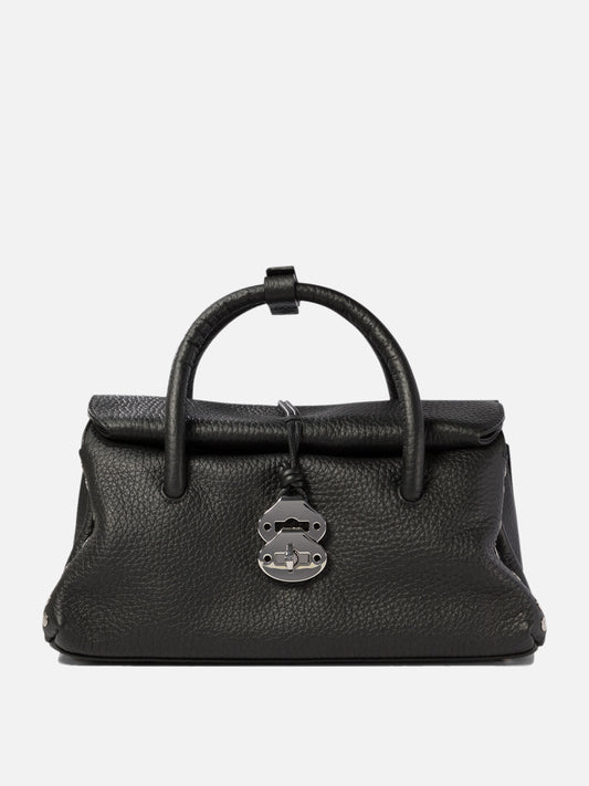 Medium bags 100% bovine leather - Lining: 100% cotton  Black - Zanellato Women | PDP | VIETTI Online Store 
