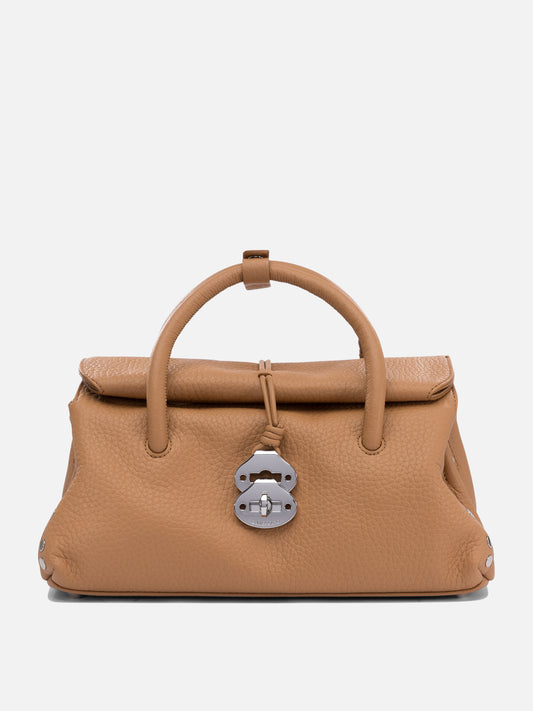Medium bags 100% bovine leather - Lining: 100% cotton  Brown - Zanellato Women | PDP | VIETTI Online Store 
