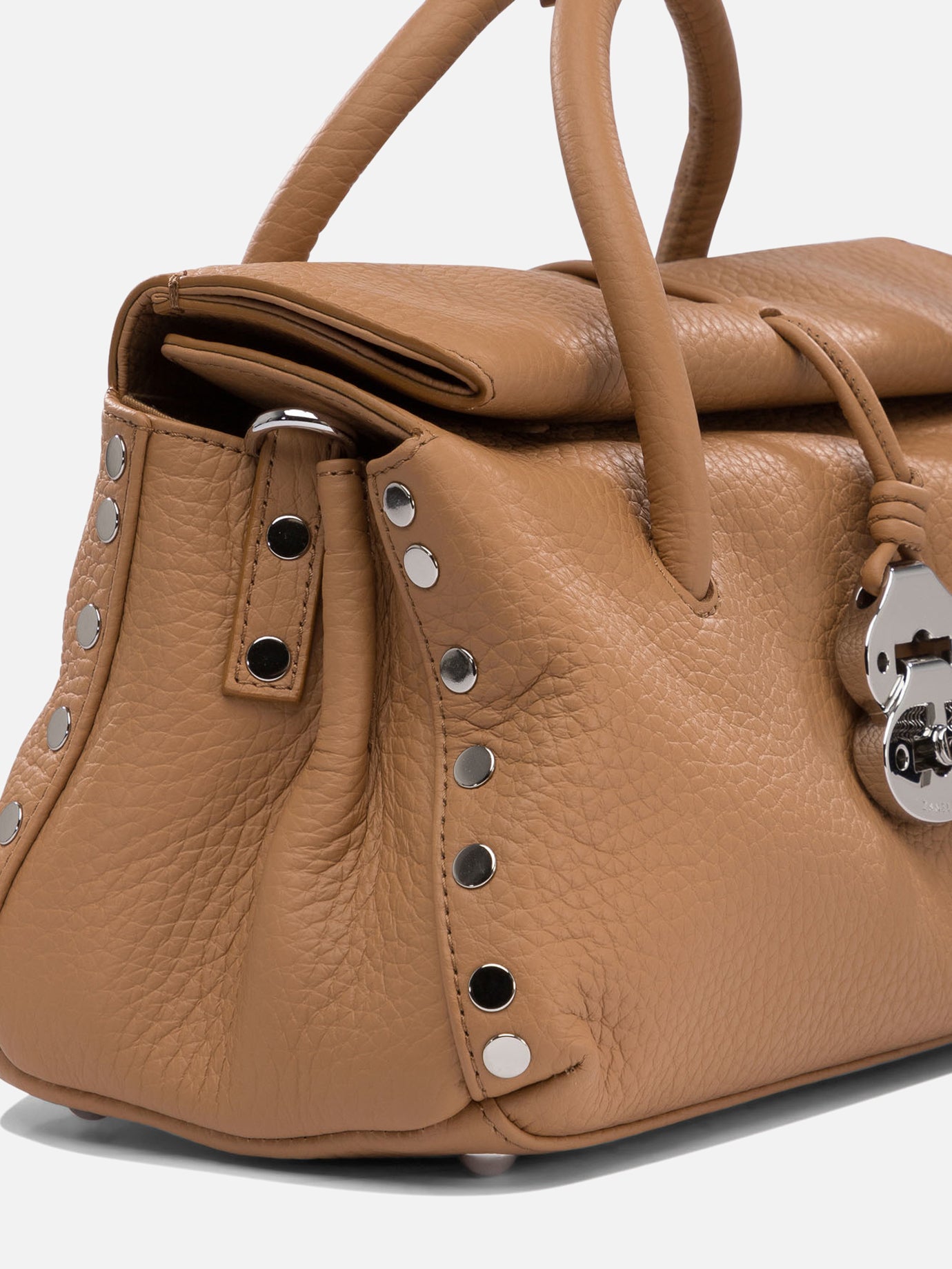Medium bags 100% bovine leather - Lining: 100% cotton  Brown - Zanellato Women | PDP | VIETTI Online Store | Zoom-Modal_4
