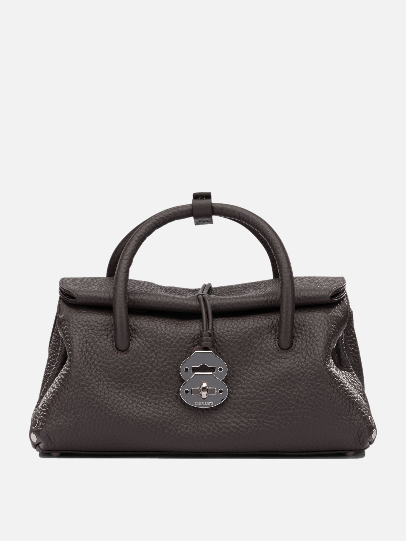 Medium bags 100% bovine leather - Lining: 100% cotton  Brown - Zanellato Women | PDP | VIETTI Online Store | thumbnail