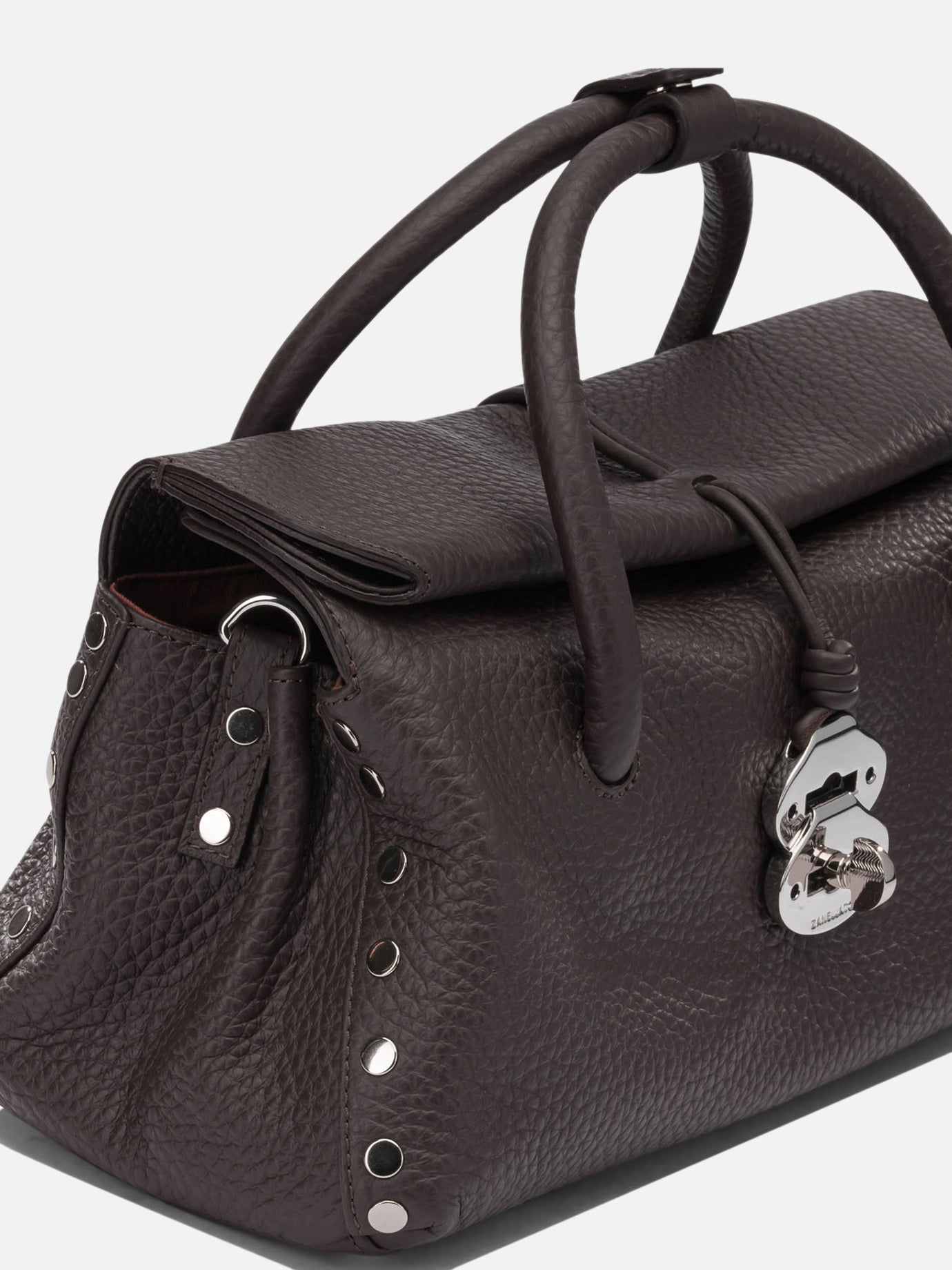 Medium bags 100% bovine leather - Lining: 100% cotton  Brown - Zanellato Women | PDP | VIETTI Online Store | thumbnail_4