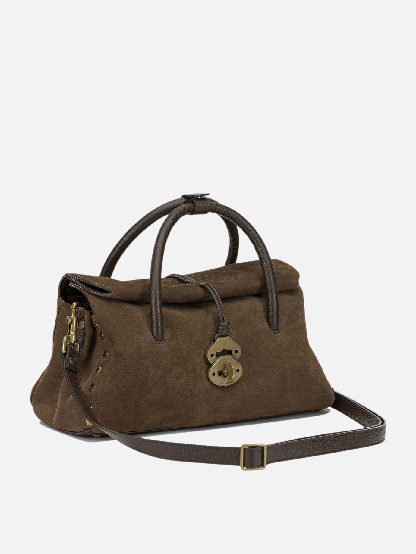 Borse medie 100% bovine leather - Lining: 100% cotton  Marrone - Zanellato Donna | PDP | VIETTI Online Store | Zoom-Modal_2
