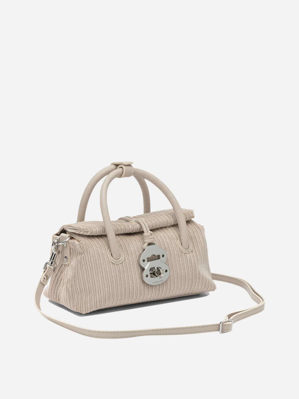 Zanellato "Dotta® Millerighe" Small Handbag Beige