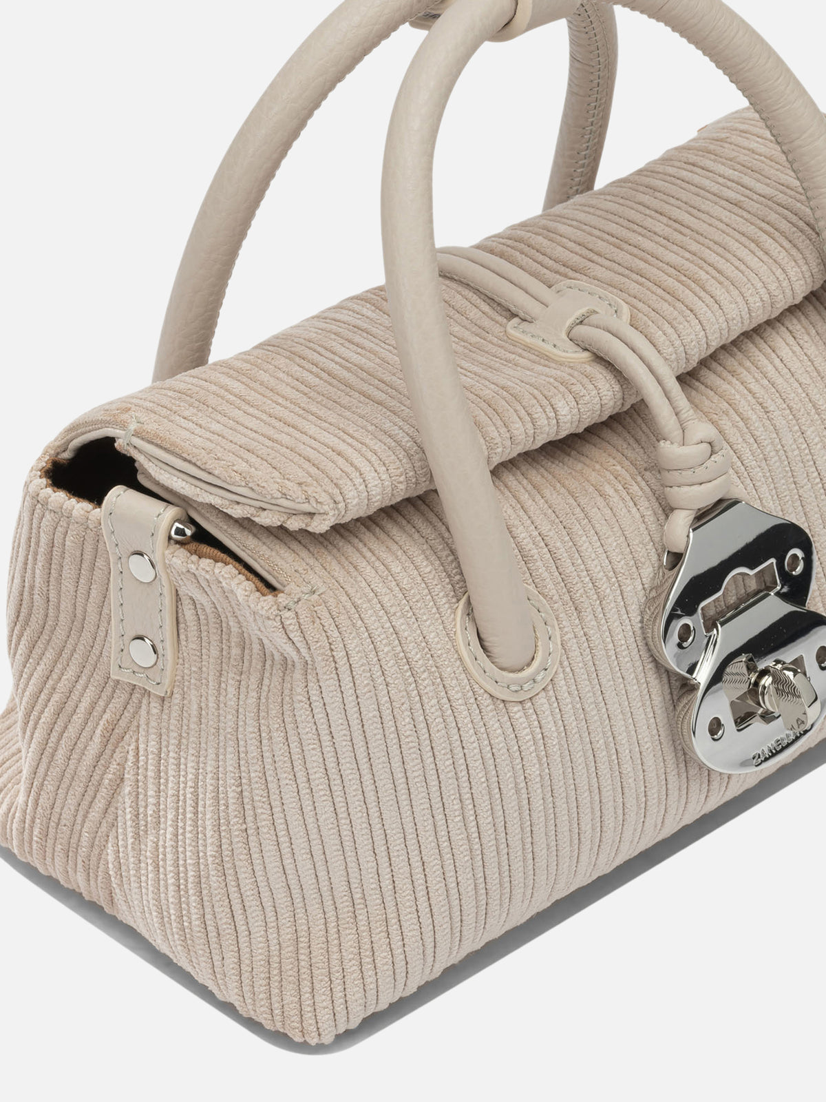 Zanellato "Dotta® Millerighe" Small Handbag Beige