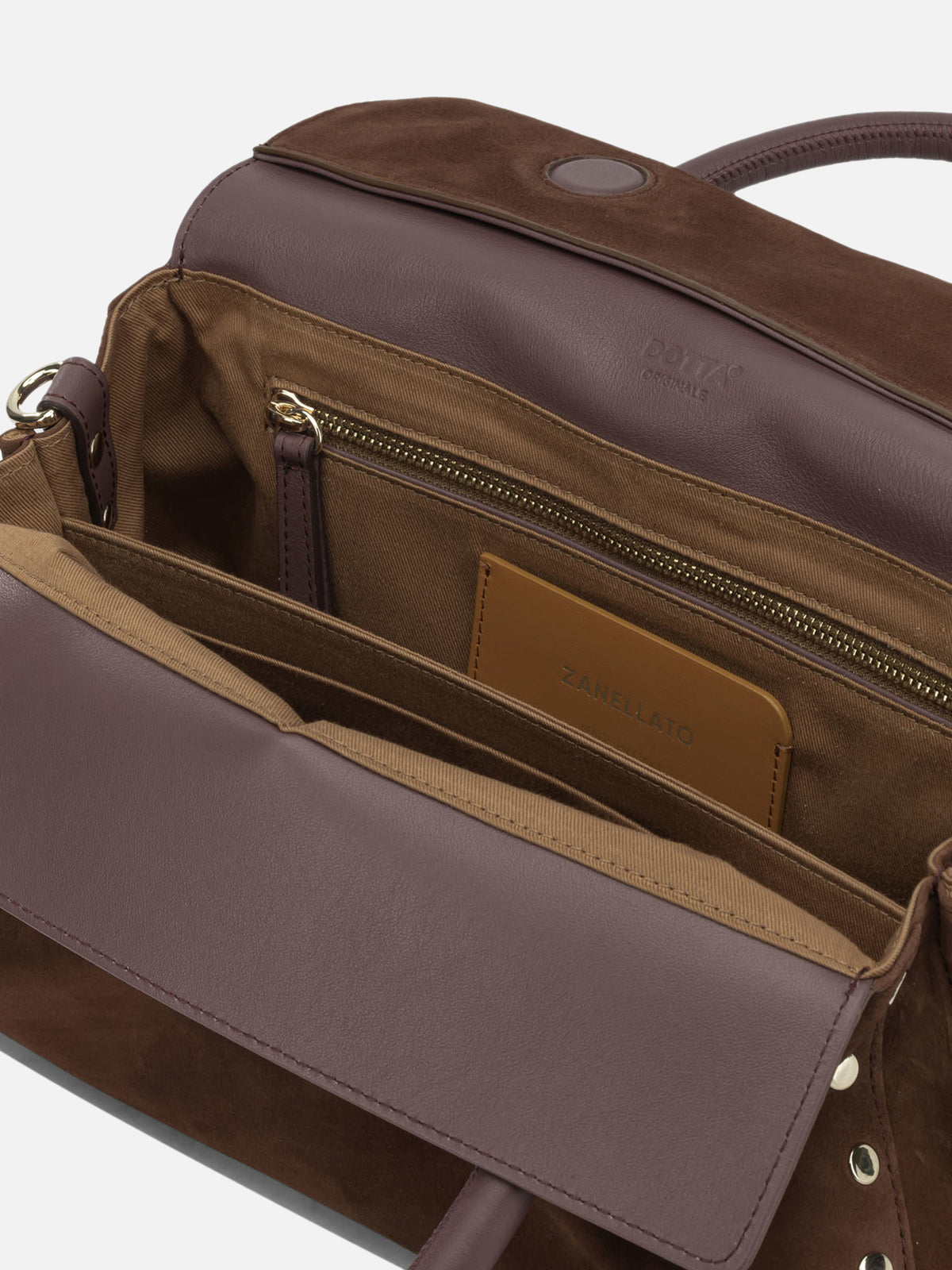 Zanellato "Dotta®" Medium Handbag Brown - VIETTI