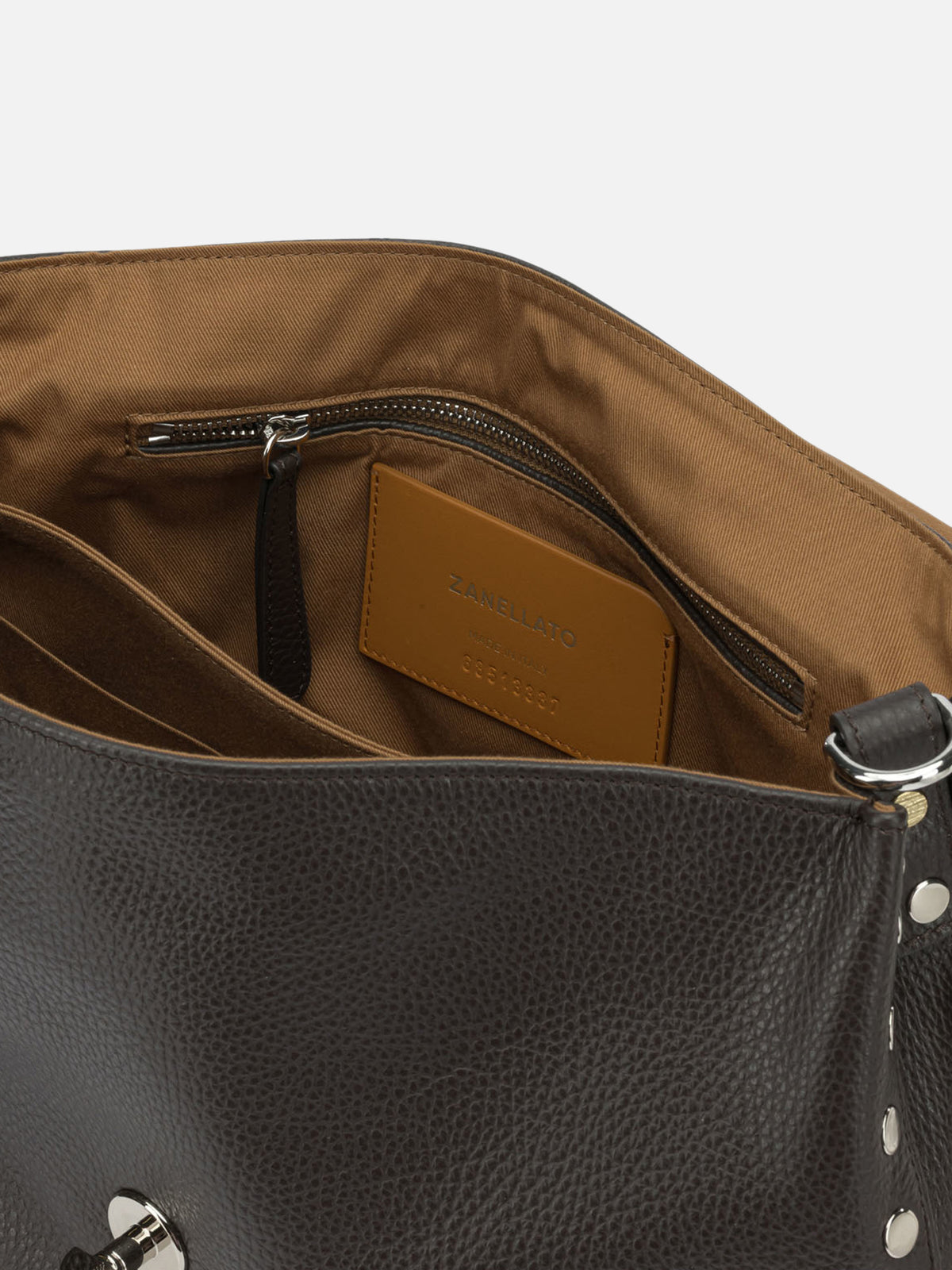 Zanellato "Postina® Daily" Medium Hand Bag Brown - VIETTI