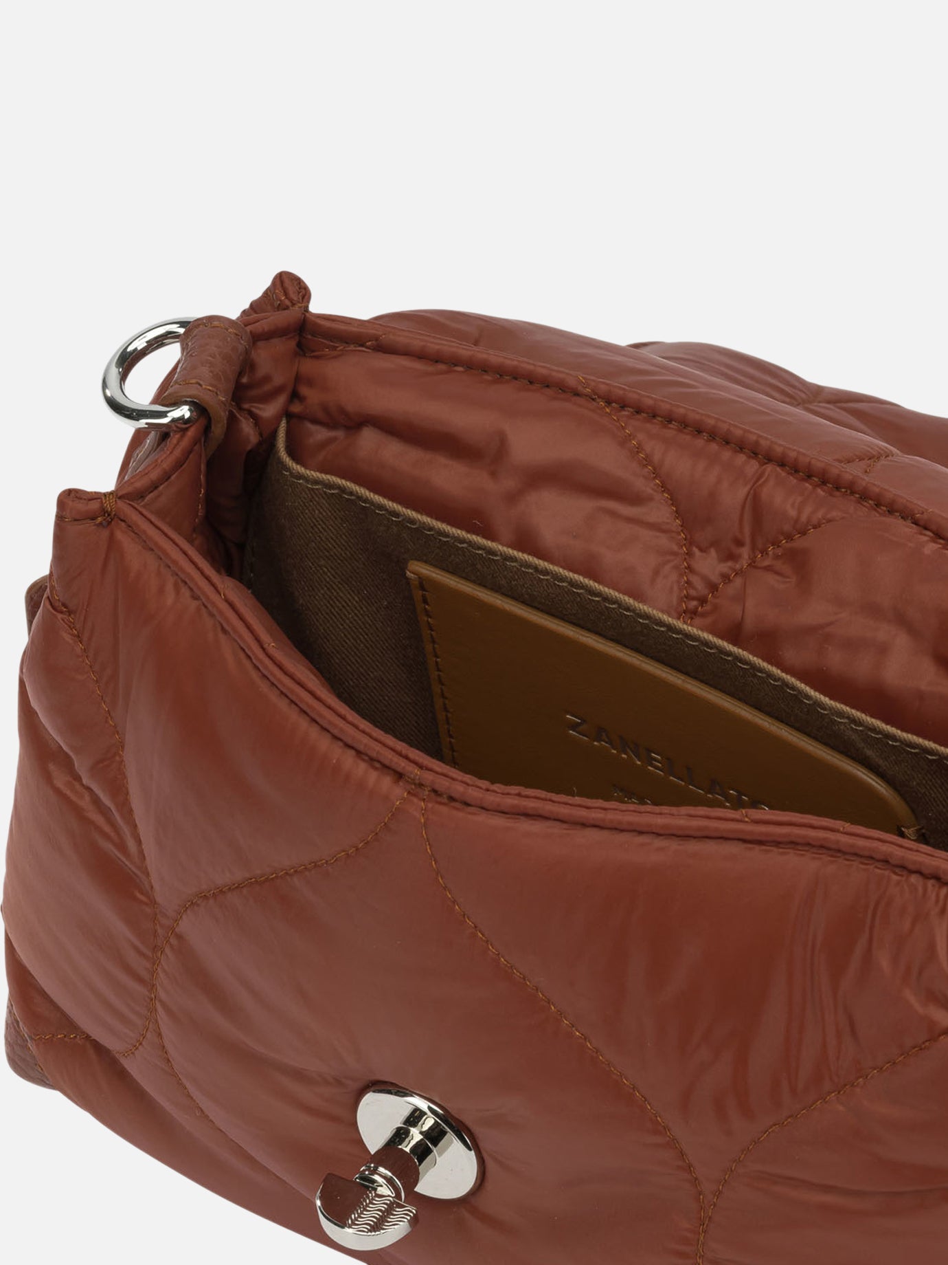 Small bags 70% polyester 30% bovine leather - Lining: 100% cotton  Red - Zanellato Women | PDP | VIETTI Online Store | thumbnail_5