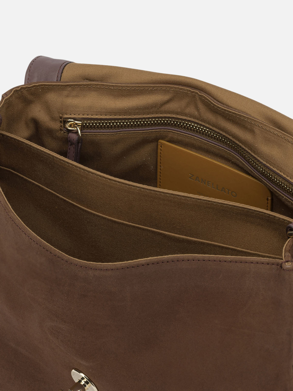 Zanellato "Postina® Zashmere" Small Handbag Brown - VIETTI