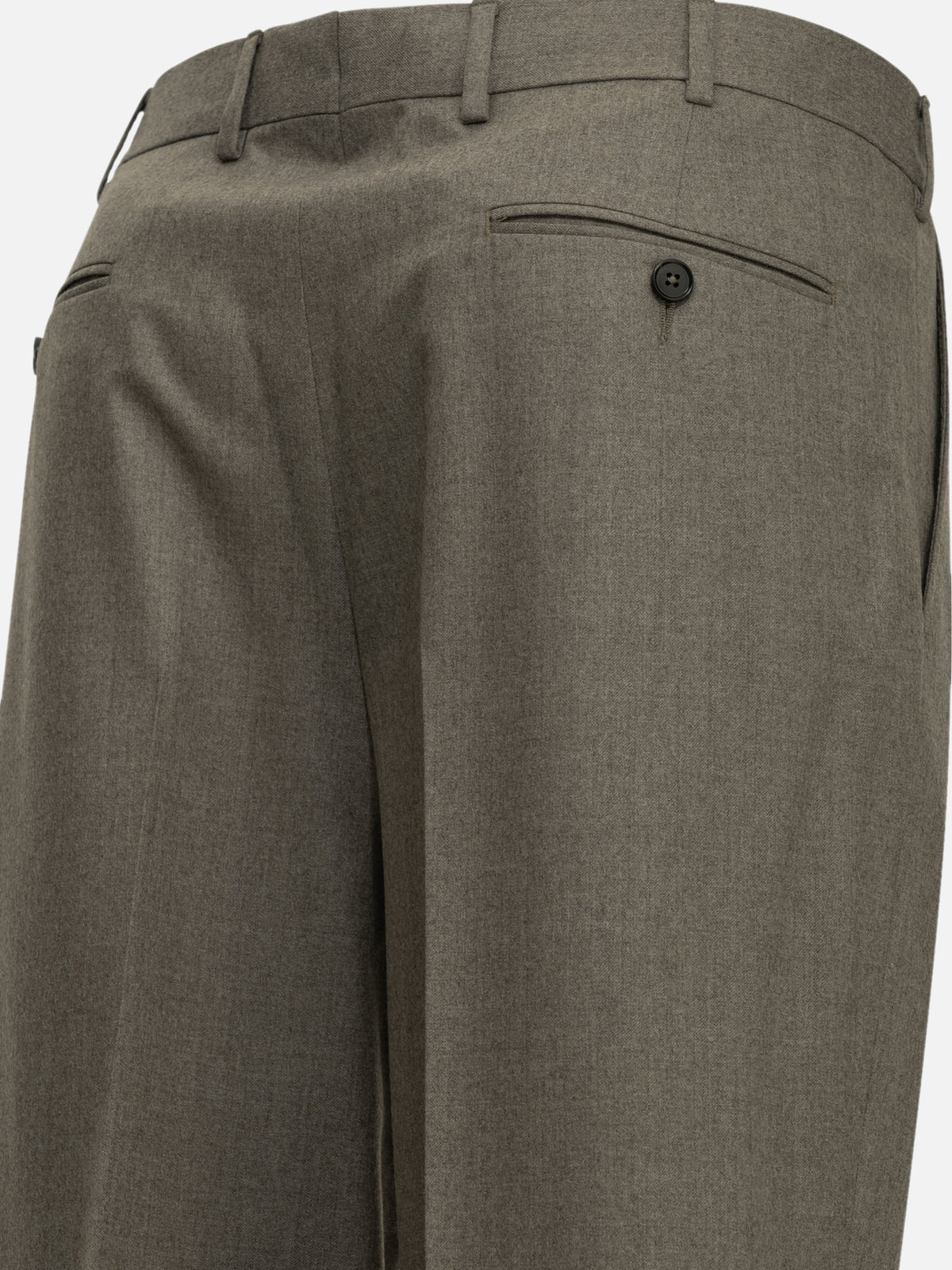 Zegna Tailored wool pants Beige

