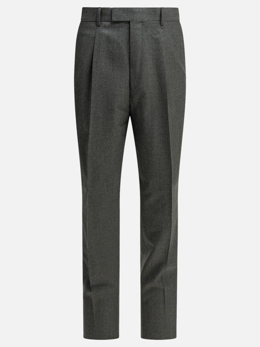Zegna Tailored wool pants Grey

