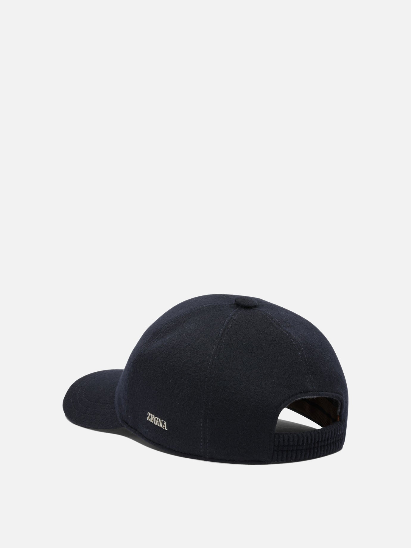 Baseball caps 100% cashmere - Lining: 90% wool 10% cashmere  Blue - Zegna Men | PDP | VIETTI Online Store | thumbnail_3