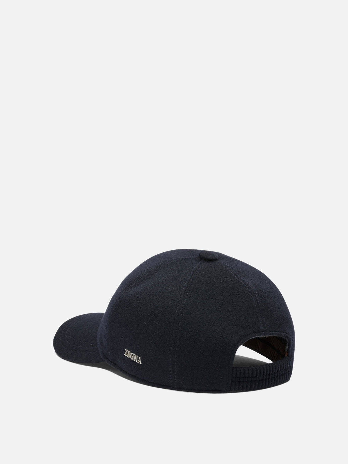 Zegna Cappello da baseball in cashmere Blu - VIETTI